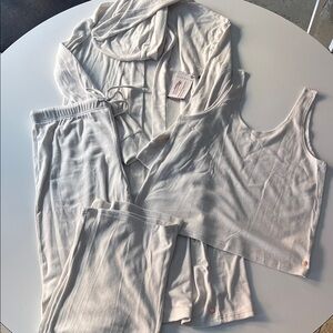 Danskin Cream Pajama Set